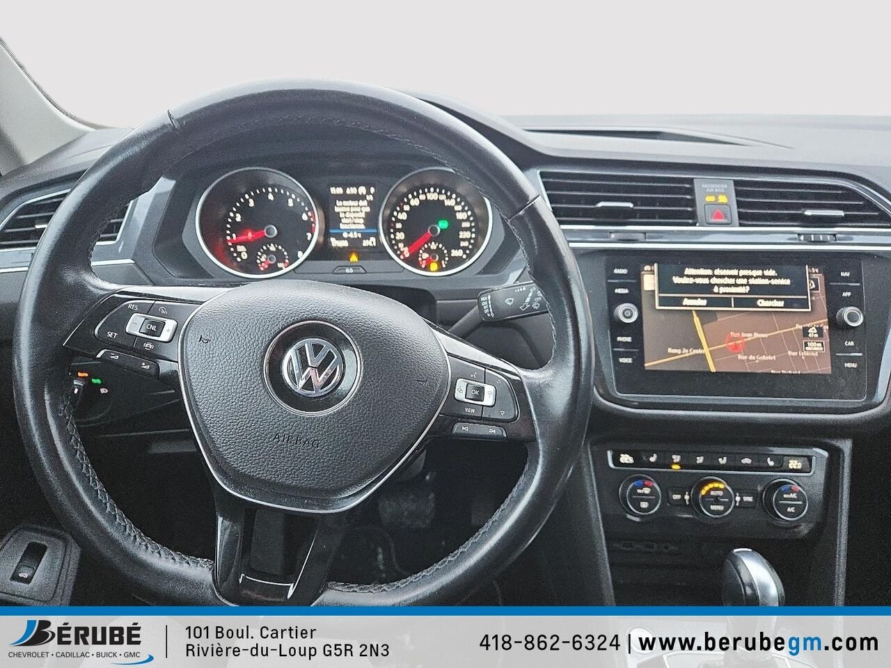Volkswagen TIGUAN Confort Line 2019 Blanc Rivière-du-Loup - photo #7