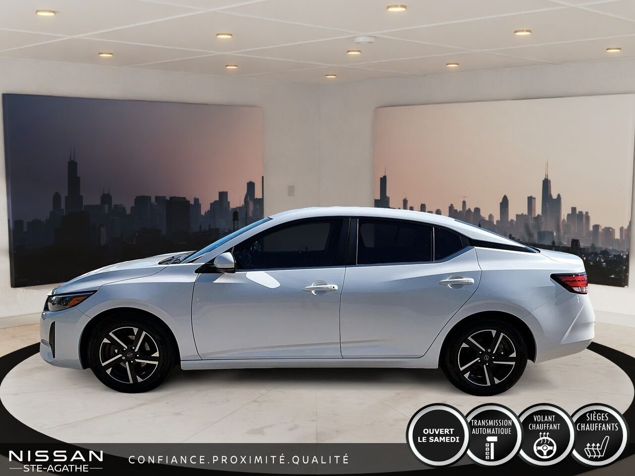 2024 Nissan Sentra SV CVT White Saint-Jérôme - photo #5