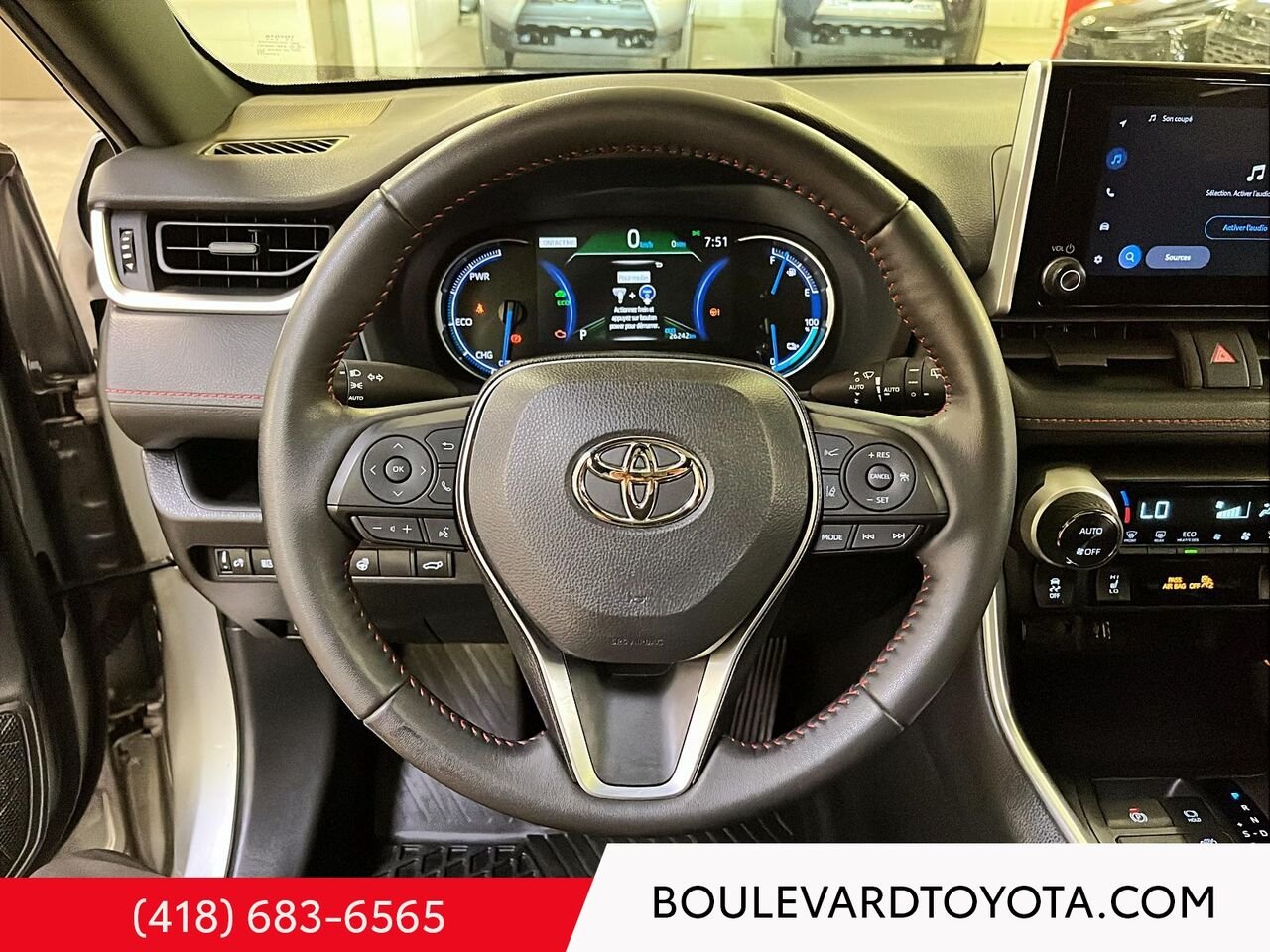 2024 Toyota RAV4 Prime 99538B-21 | SE HYBRIDE, AWD Silver Sky Metallic Québec - photo #11