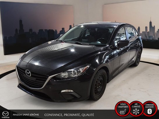 2015 Mazda Mazda3 GS | AUTOMATIQUE | A/C | Black