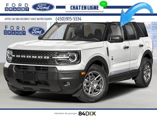 Ford Bronco Sport Big Bend 4x4 2026 Blanc Oxford
