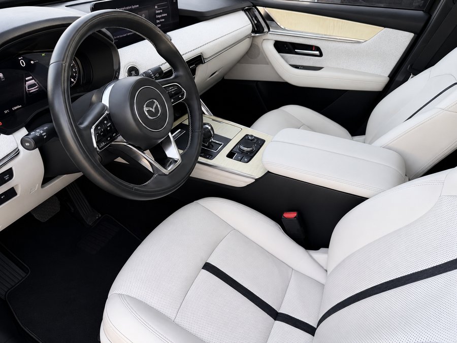 Mazda CX-90 hybride léger 2024 Rouge