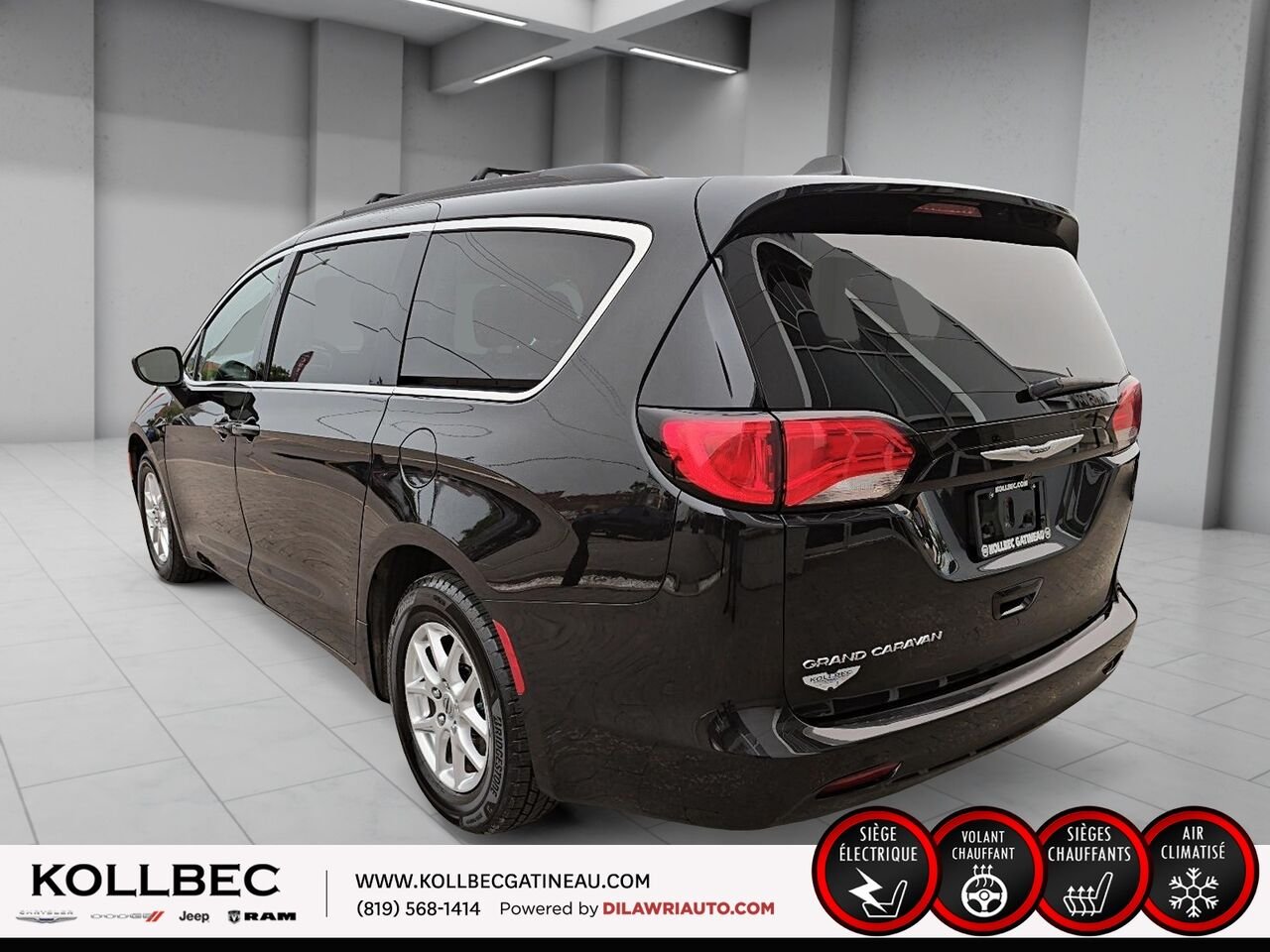CHRYSLER GRAND CARAVAN SXT 2021 Noir Ottawa & Gatineau - photo #17
