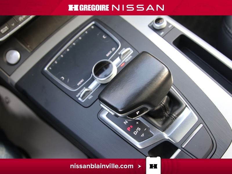 Audi Q5 BA6173 | PROGRESSIV TFSI BLUETOOTH BANCS CHAUFFANTS CUIR CA 2018 Gris Laval - photo #20