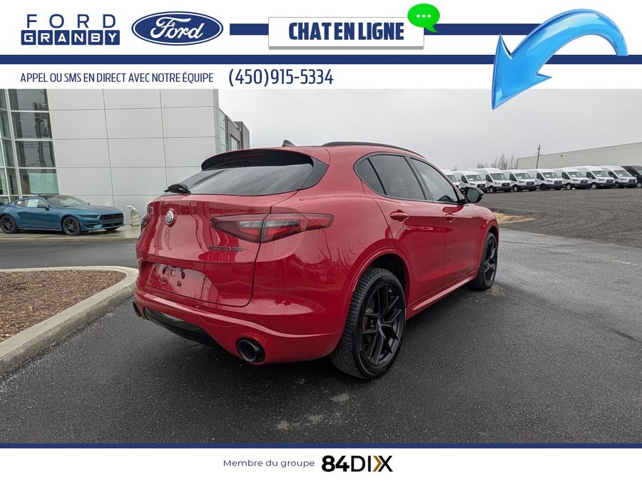 Alfa Romeo Stelvio Ti berline sport 2020 Rouge