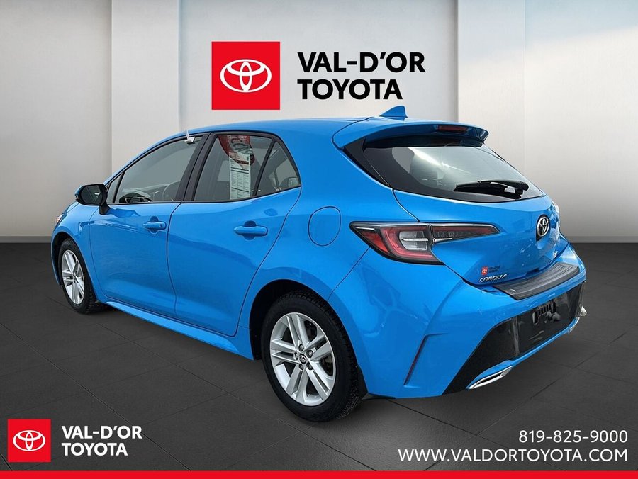 Toyota Corolla à hayon CVT 2019 2019 Bleu flamme