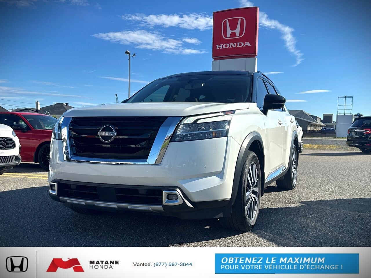 2022 NISSAN PATHFINDER PLATINUM PATHFINDER PLATINUM White Matane - photo #0