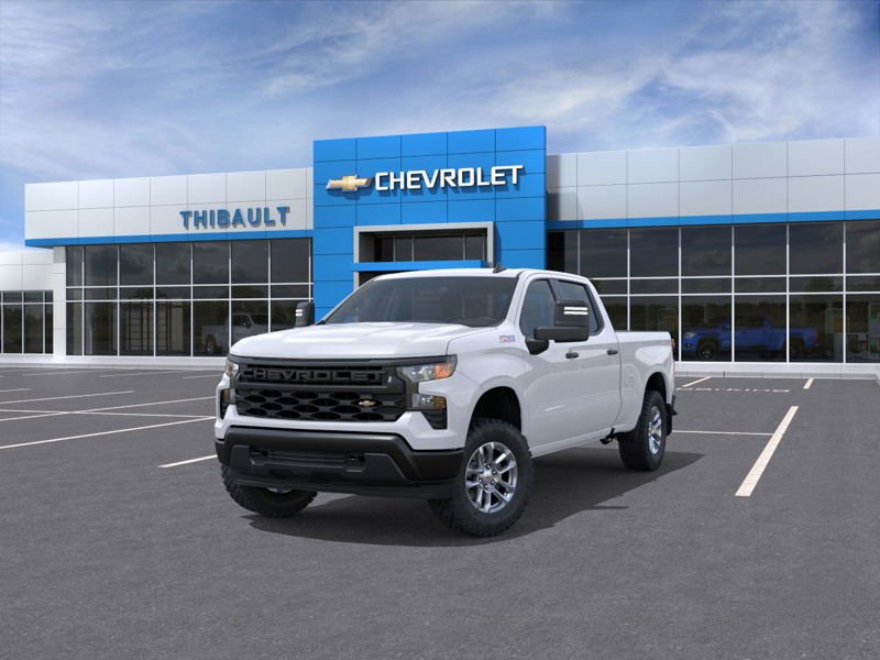 CHEVROLET Silverado 1500 WT cabine multiplace 4RM 147 po 2026 Blanc sommet Sherbrooke - photo #7