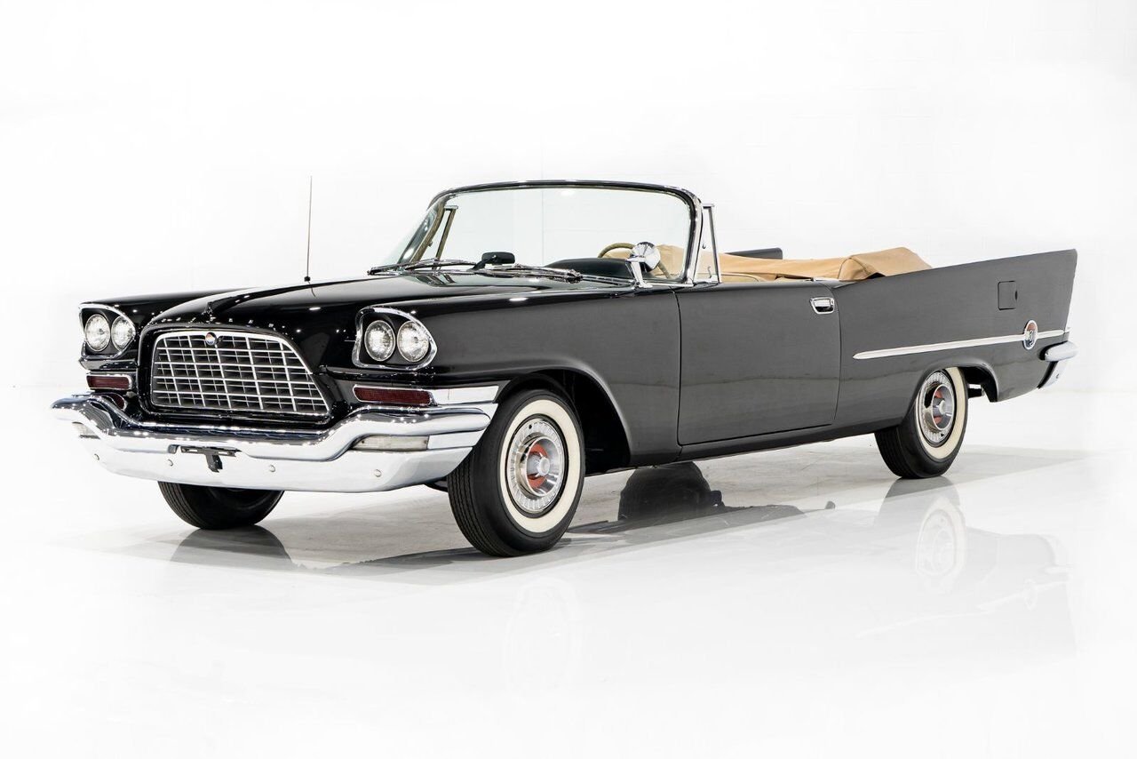 1957 Chrysler 300C 1 of 474 convertibles produced **PRICE IN USD** Black Montreal - photo #0
