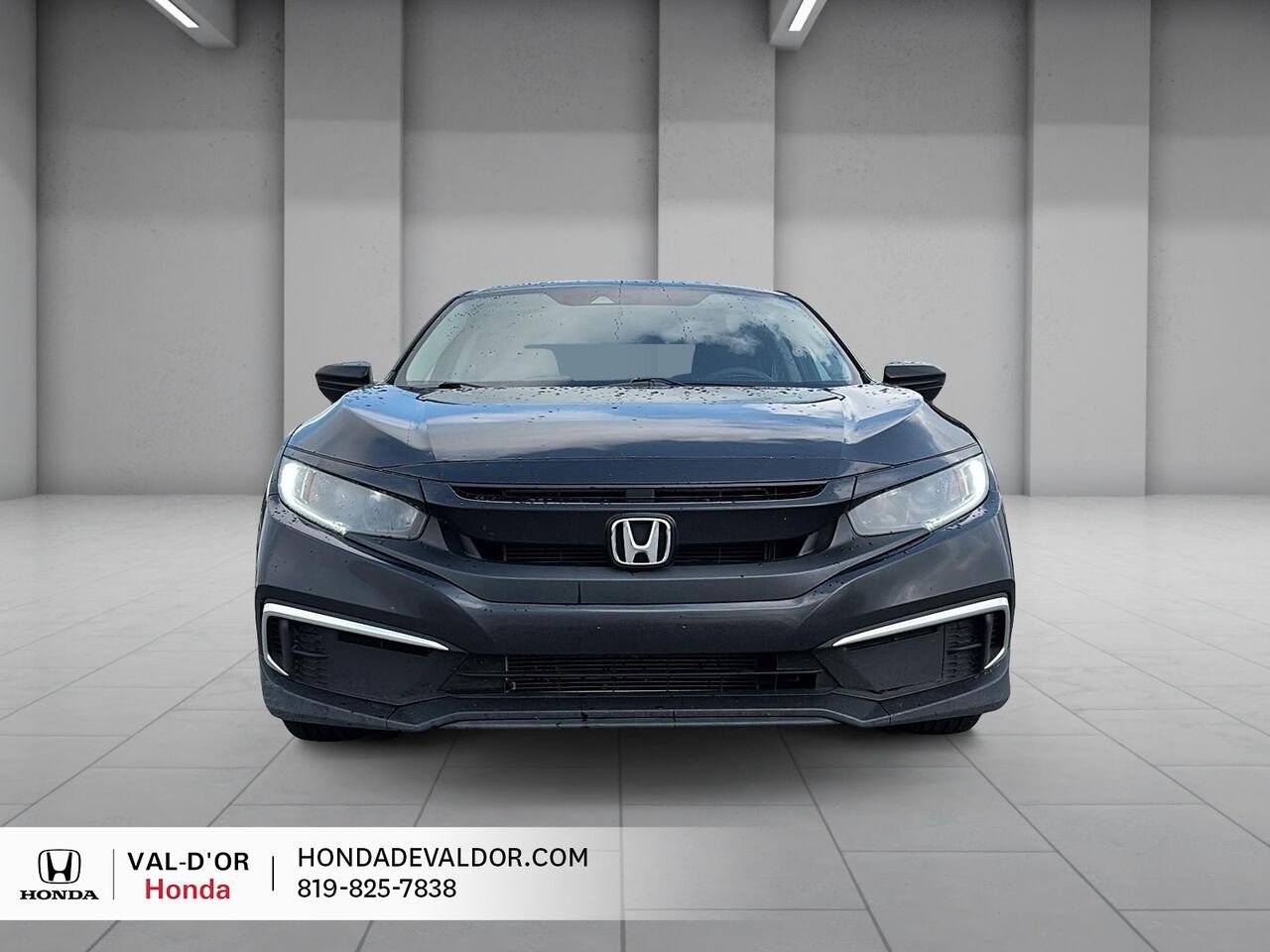 Honda Civic Berline LX CVT 2019 Noir Val-d'Or - photo #1