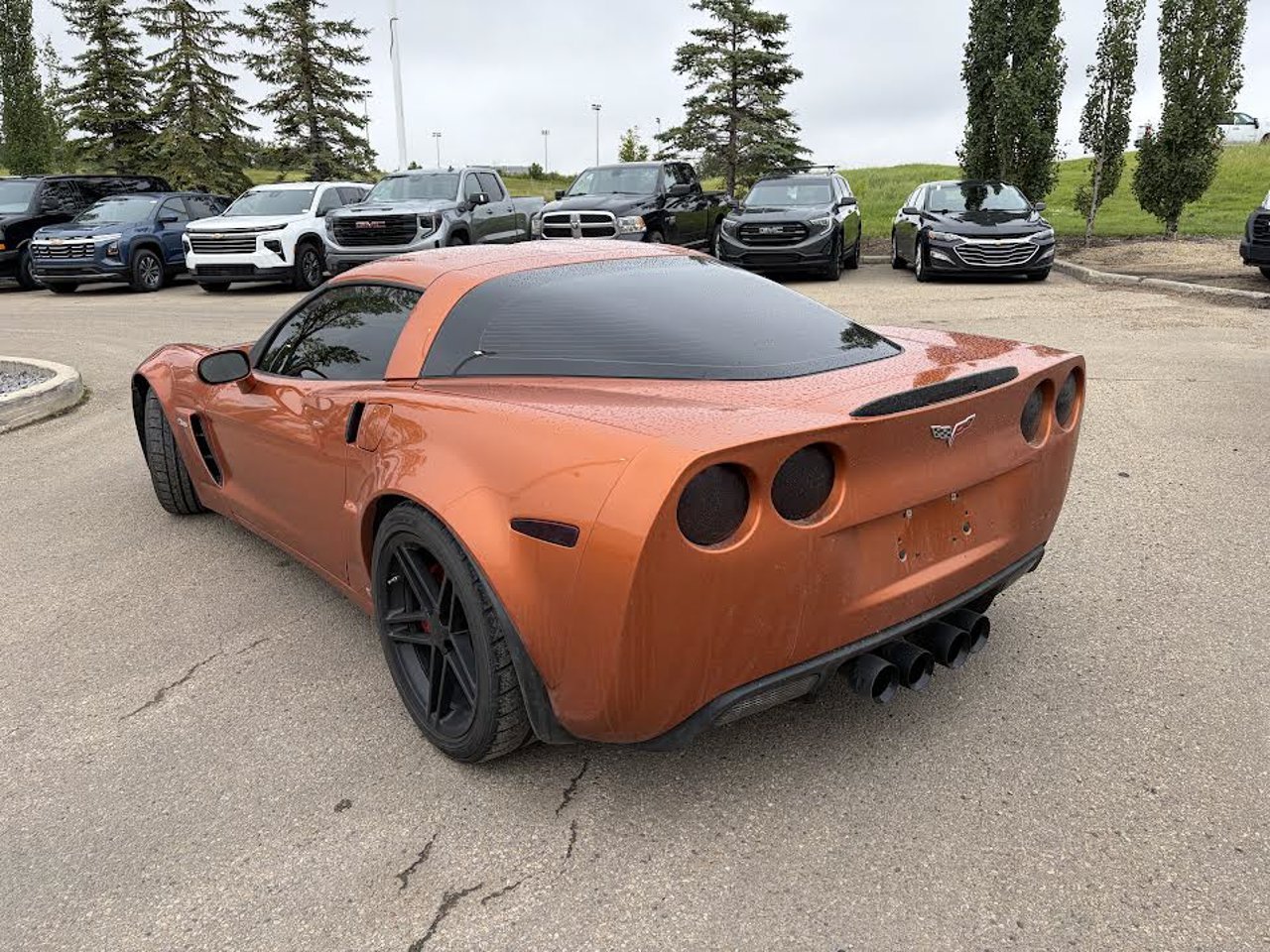 2007 Chevrolet Corvette 2dr Cpe Z06 Atomic Orange Metallic Sherwood Park - photo #3