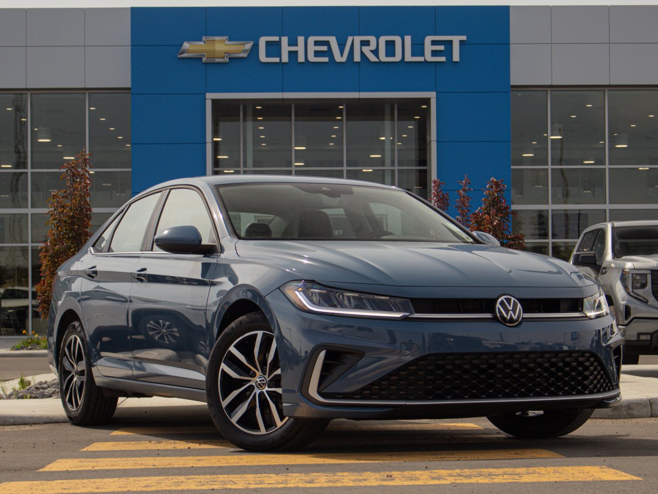 2025 Volkswagen Jetta Comfortline Auto Monterey Blue Pearl Sherwood Park - photo #13
