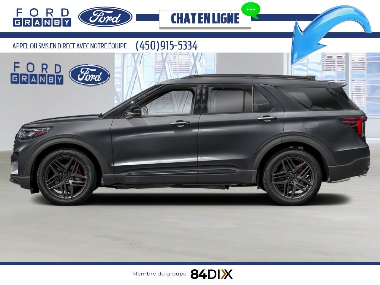 Ford Explorer 2026 Noir agate métallisé Granby - photo #2