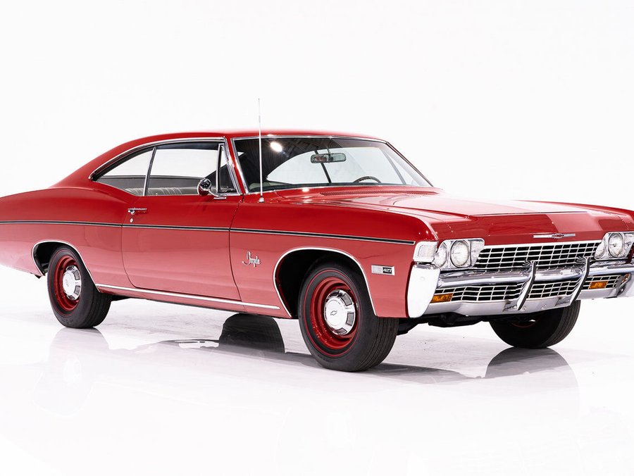 Chevrolet Impala 1968 1968 Rouge