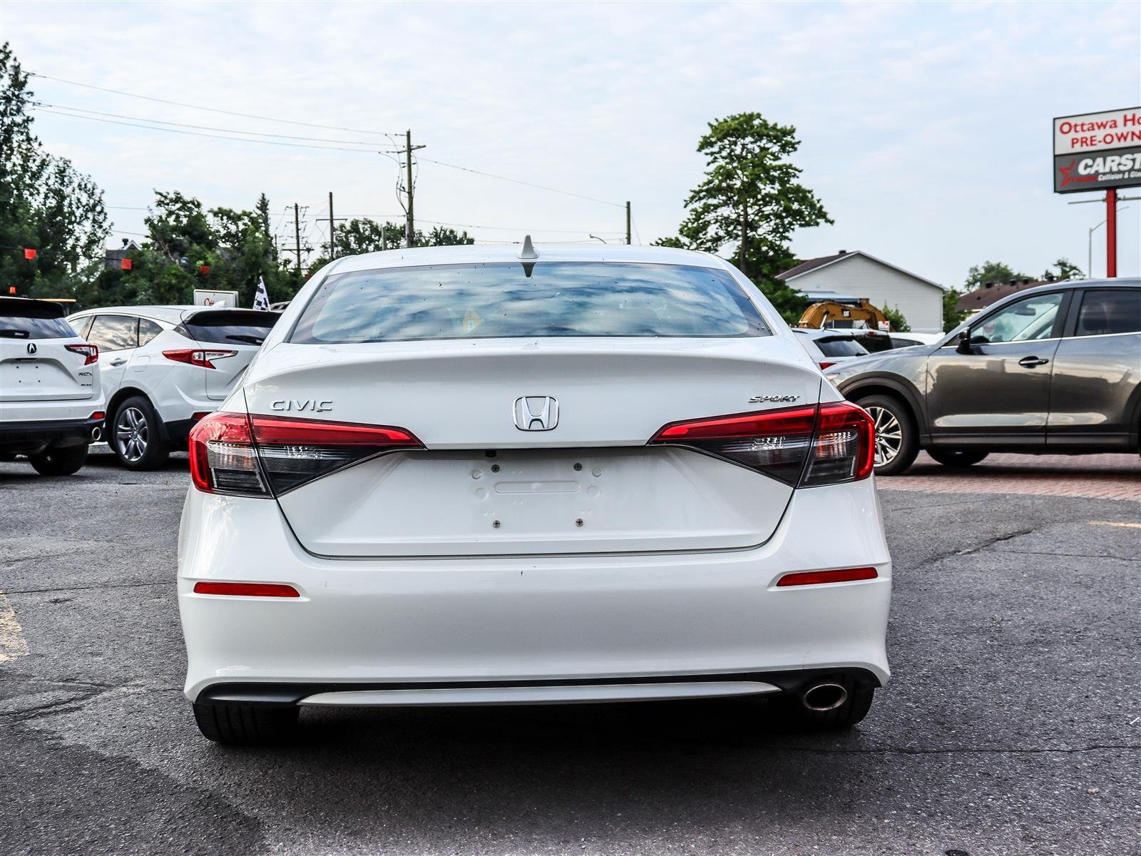 Honda Civic Berline Sport 2024 White Ottawa & Gatineau - photo #3