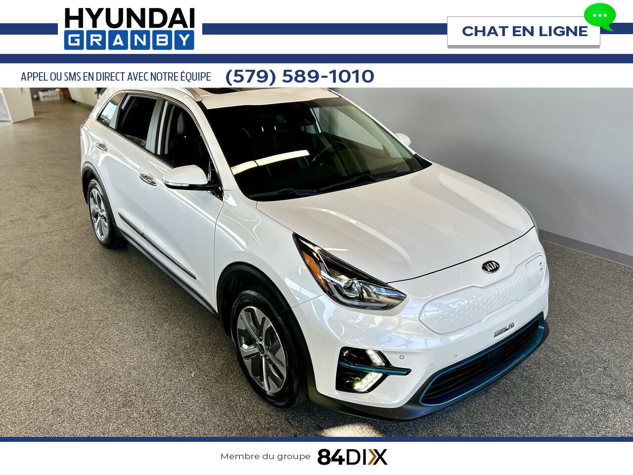 Kia Niro électrique 2019 Blanc Granby - photo #1
