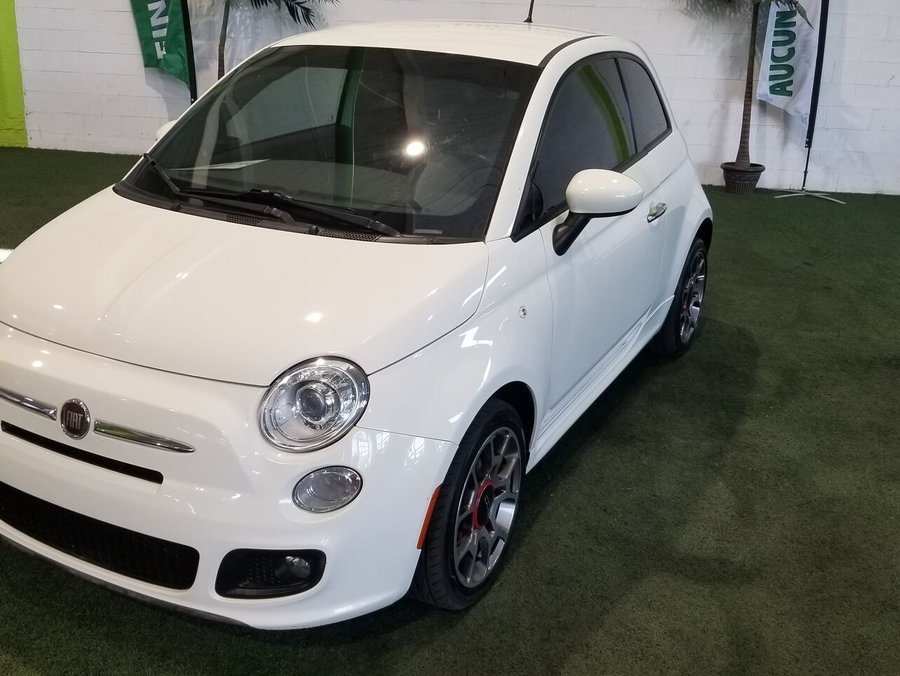 2014 FIAT 500 2014 White