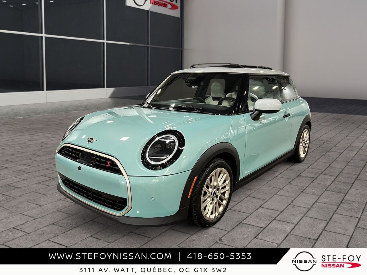 Green 2025 MINI Cooper Hatchback Front-Wheel Drive Automatic