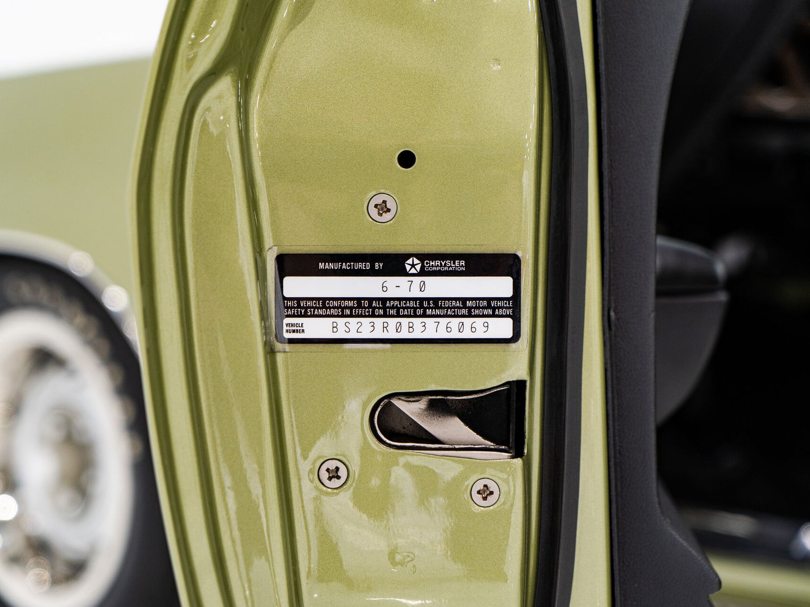 Plymouth HEMI Cuda *PRICE IN USD* | 1 Of 3 Used By Chrysler Of France Racing Division 1970 Vert Kirkland - photo #64