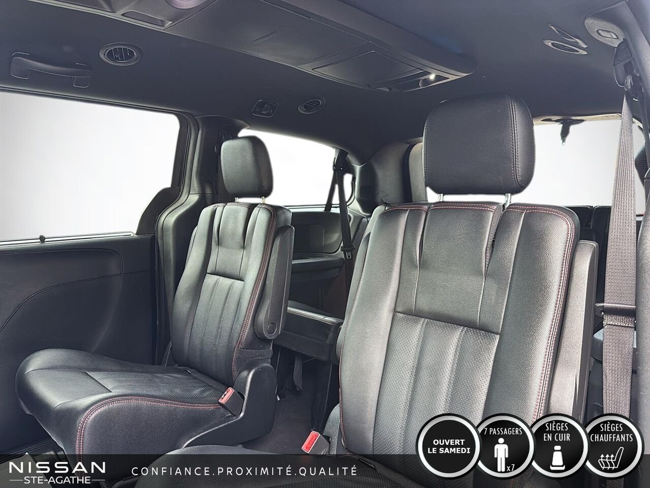 2020 Dodge Grand Caravan GT | TV/DVD | CUIR | STOW N GO | Black Saint-Jérôme - photo #8