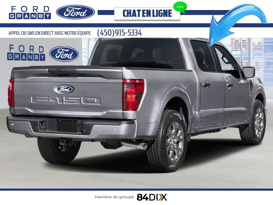 Ford F-150 STX cabine SuperCrew 4RM caisse de 5,5 pi 2026 Gris marais