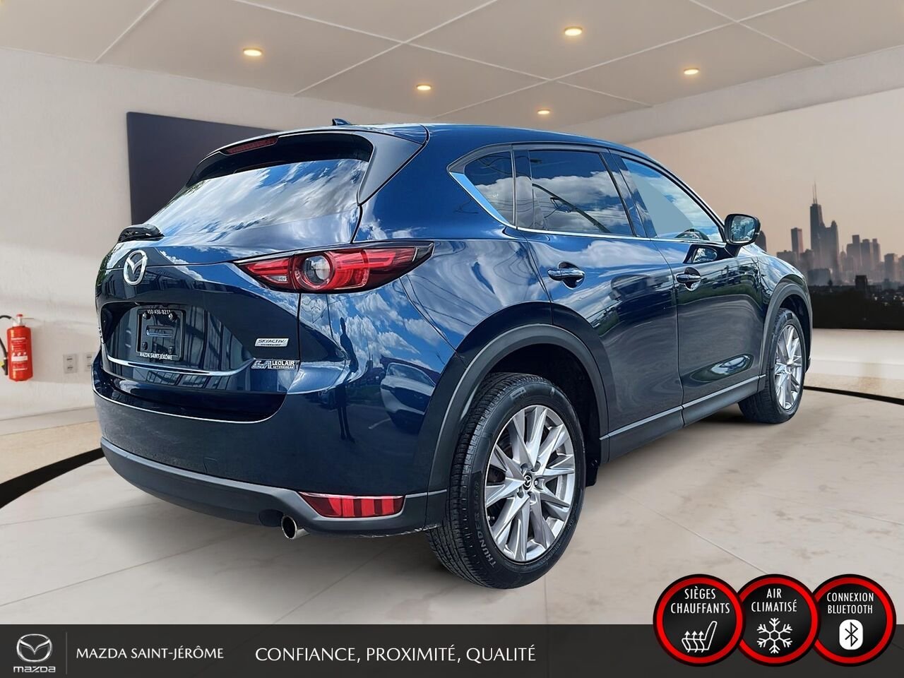 Mazda CX-5 2019 Bleu Saint-Jérôme - photo #5