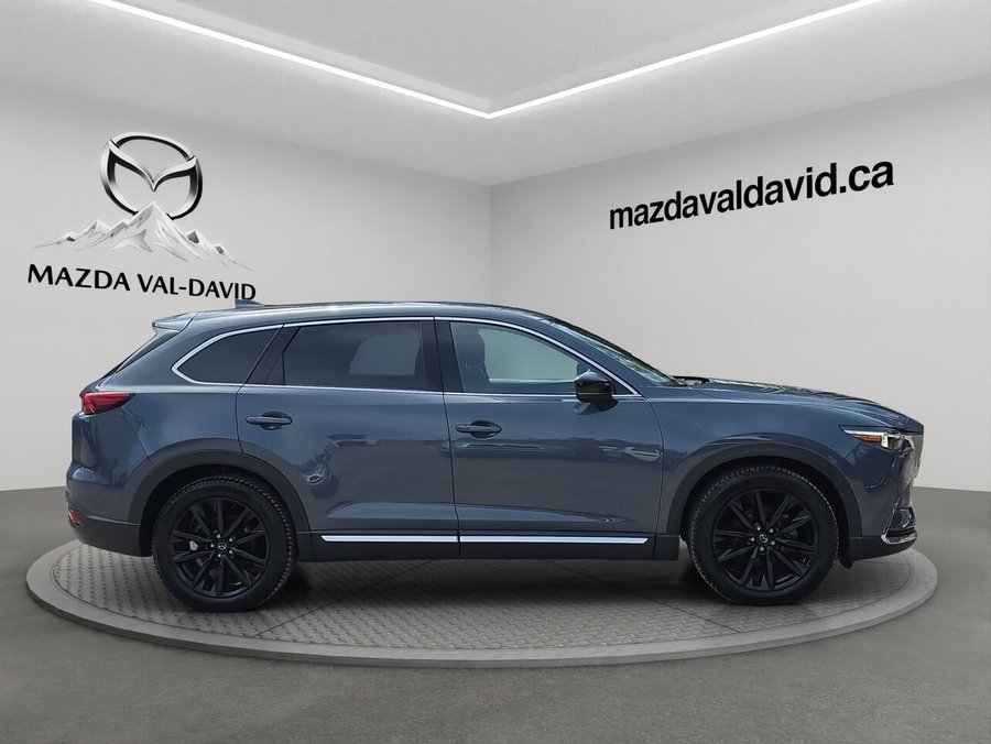 2022 Mazda CX-9 Édition Kuro TI, sièges en cuir, Toit ouvrant, Volant chauffant Grey