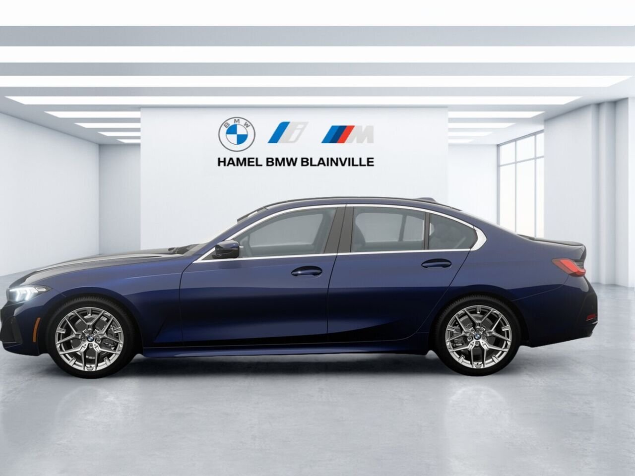 2026 BMW 3 Series Loc. 48 m. 775$/mois à 0% Arctic Race Blue Metallic Blainville - photo #3