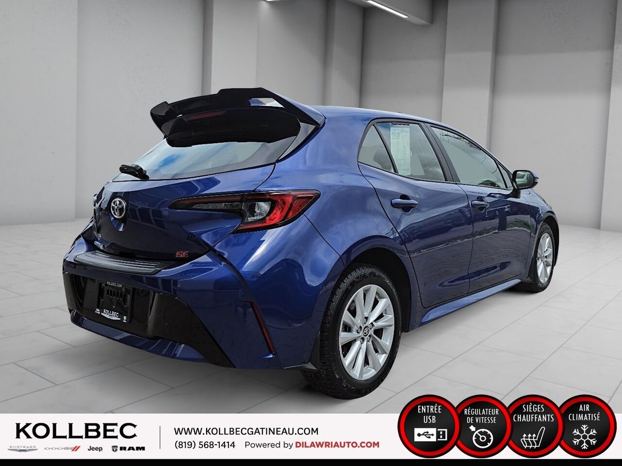 TOYOTA COROLLA 241131 | SE 2025 Bleu Gatineau - photo #14