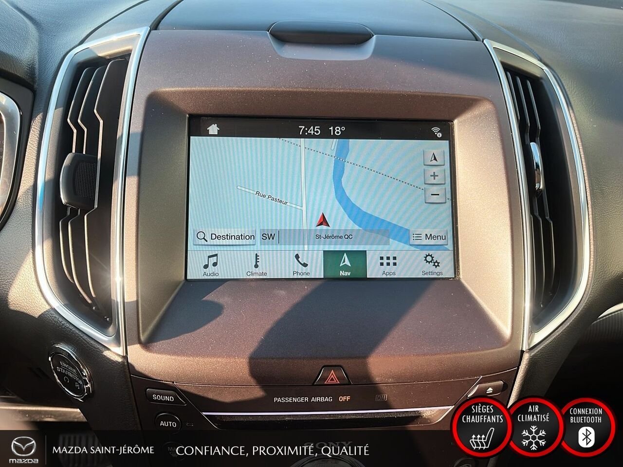 2018 Ford Edge Titanium | TOIT PANORAMIQUE | CUIR | AWD | Grey Saint-Jérôme - photo #21