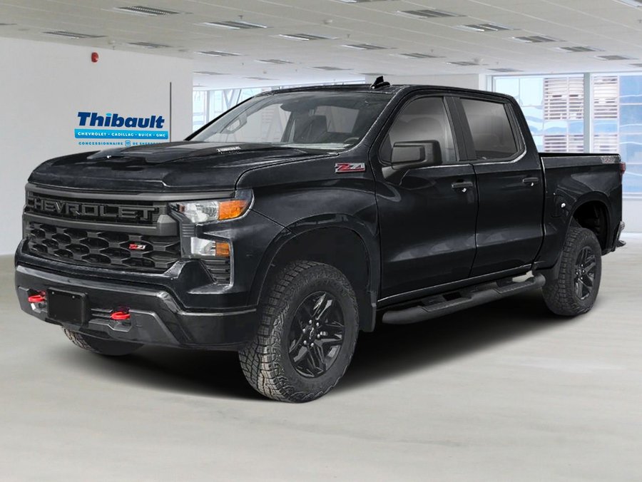 CHEVROLET SILVERADO 1500 Custom Trail Boss cabine multiplace 4RM 157 po 2026 Noir