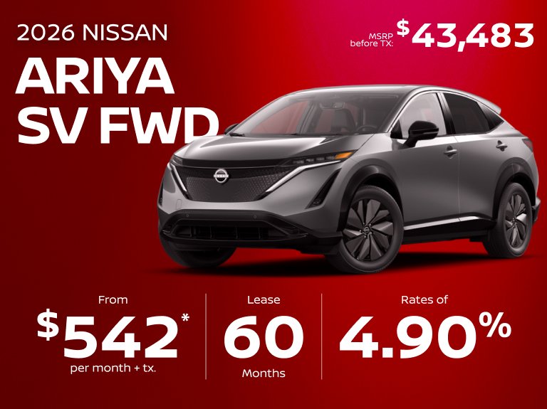 Nissan chomedey Accueil avril ARIYA SV FWD