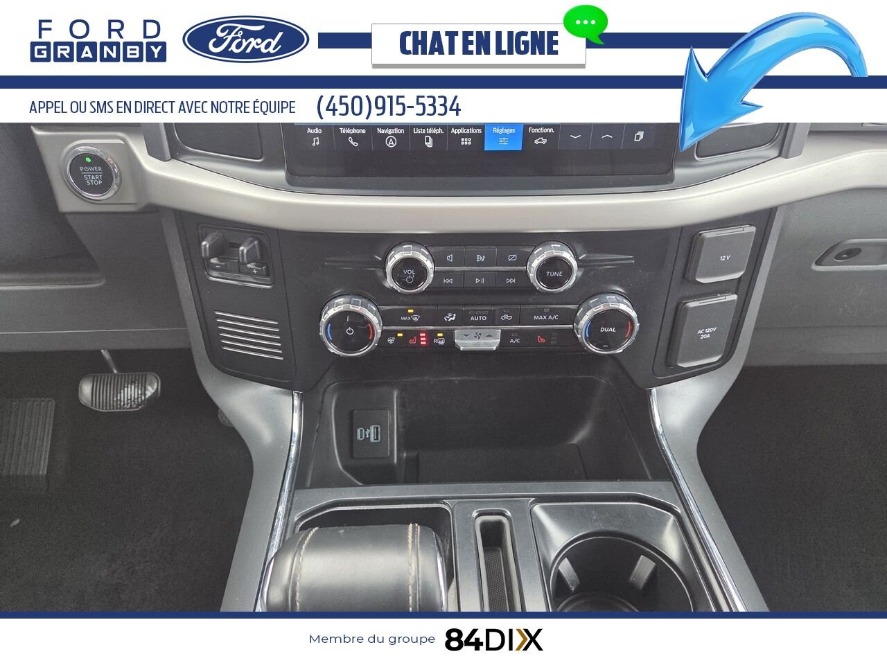 Ford F-150 Lightning 2023 Noir Granby - photo #14