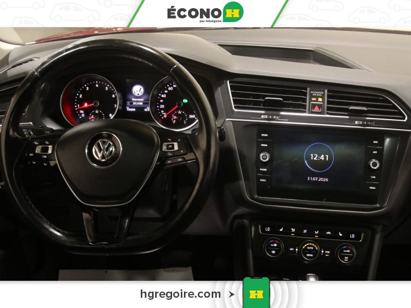 Volkswagen Tiguan 821539A | Comfortline AWD CUIR TOIT NAV BLUETOOTH CAMÉRA MAG 2018 Rouge Laval - photo #13