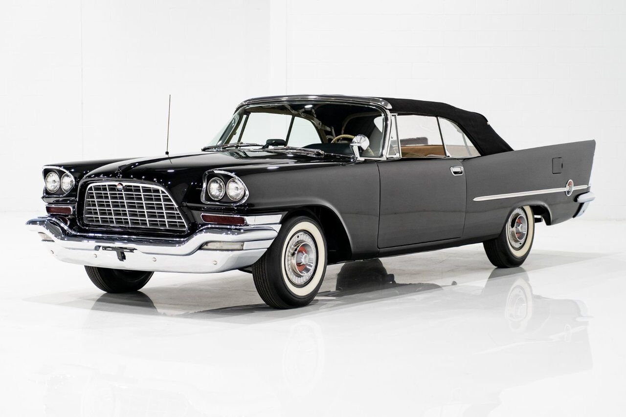1957 Chrysler 300C 1 of 474 convertibles produced **PRICE IN USD** Black Montreal - photo #50
