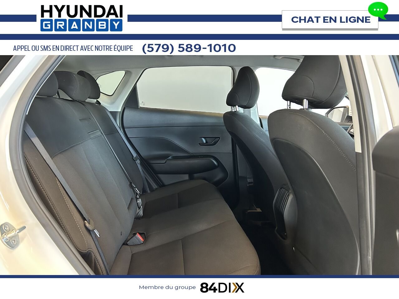 Hyundai Kona électrique 2024 Blanc Granby - photo #23