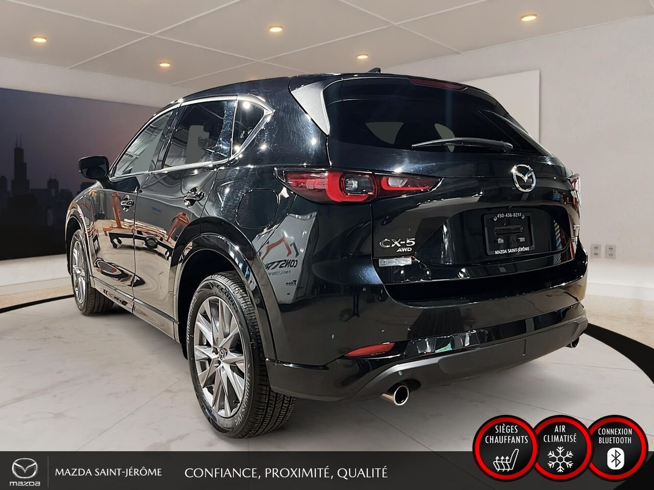 Mazda CX-5 2025 Noir Ste-Agathe des Monts - photo #9
