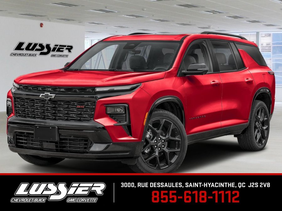 Chevrolet Traverse RS 4 portes TI 2026 TEINTE ROUGE ECLATANT