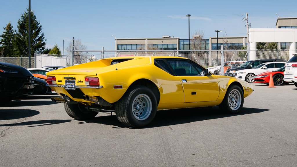 Detomaso Pantera 1972 Jaune Montréal - photo #1