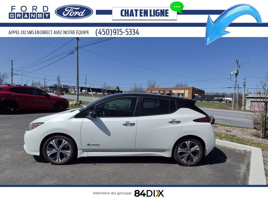 Nissan LEAF SV 2019 Blanc