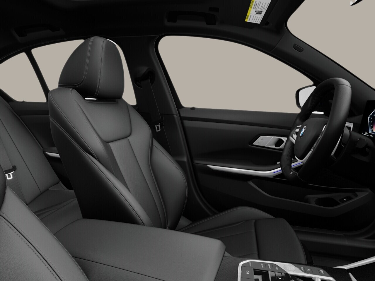 2026 BMW 3 Series Loc. 48 m. 775$/mois à 0% Arctic Race Blue Metallic Blainville - photo #8