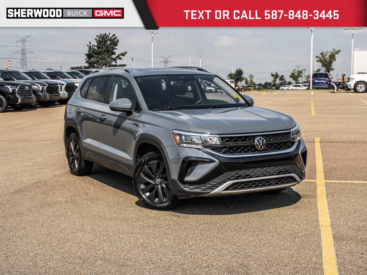 2024 Volkswagen Taos Comfortline FWD Grey Sherwood Park - photo #0