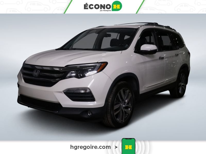 Honda Pilot 724884 | TOURING AUTO A/C TOIT CUIR GR ELECT CAM 2018 Blanc Laval - photo #2