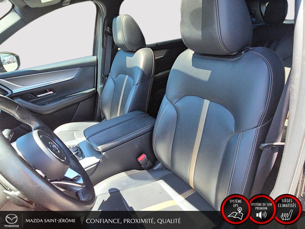 2024 Mazda CX-90 hybride rechargeable GT | TOIT OUVRANT | CUIR | AWD | Black Saint-Jérôme - photo #15