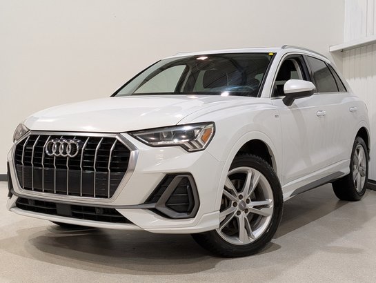 Audi Q3 Progressiv/Cuir/Toit panoramique/Sièges chauffants 2019 Blanc