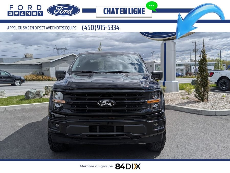 Ford F-150 XLT cabine SuperCrew 4RM caisse de 5,5 pi 2026 Noir agate métallisé
