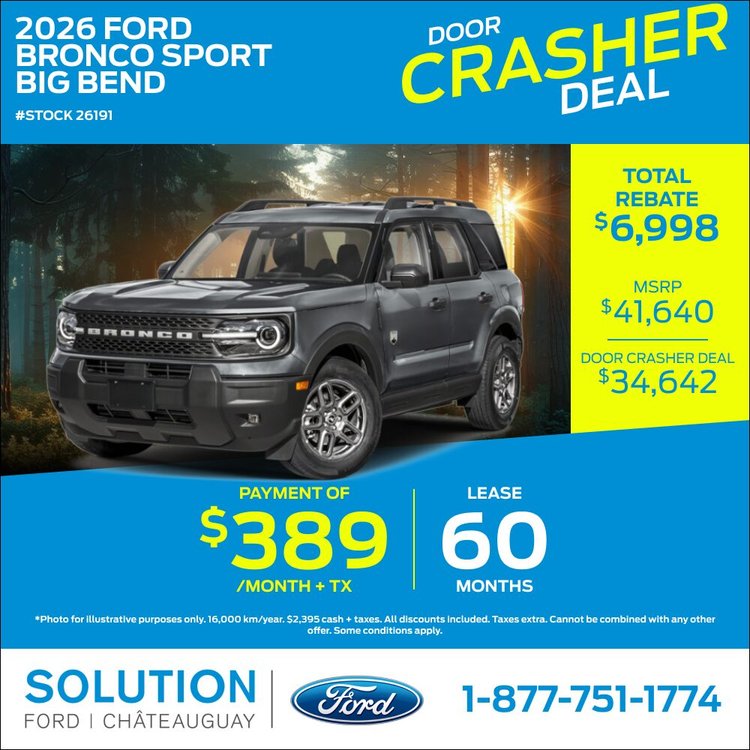 Solution Ford promo mai F 150 STX 2026 EN