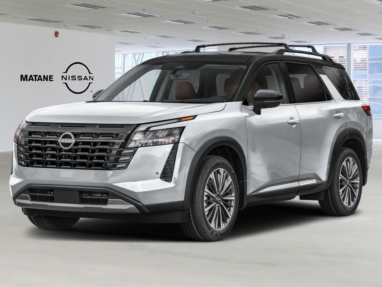 2026 NISSAN Pathfinder Everest While Pearl Tricoat/Super Black Matane - photo #0