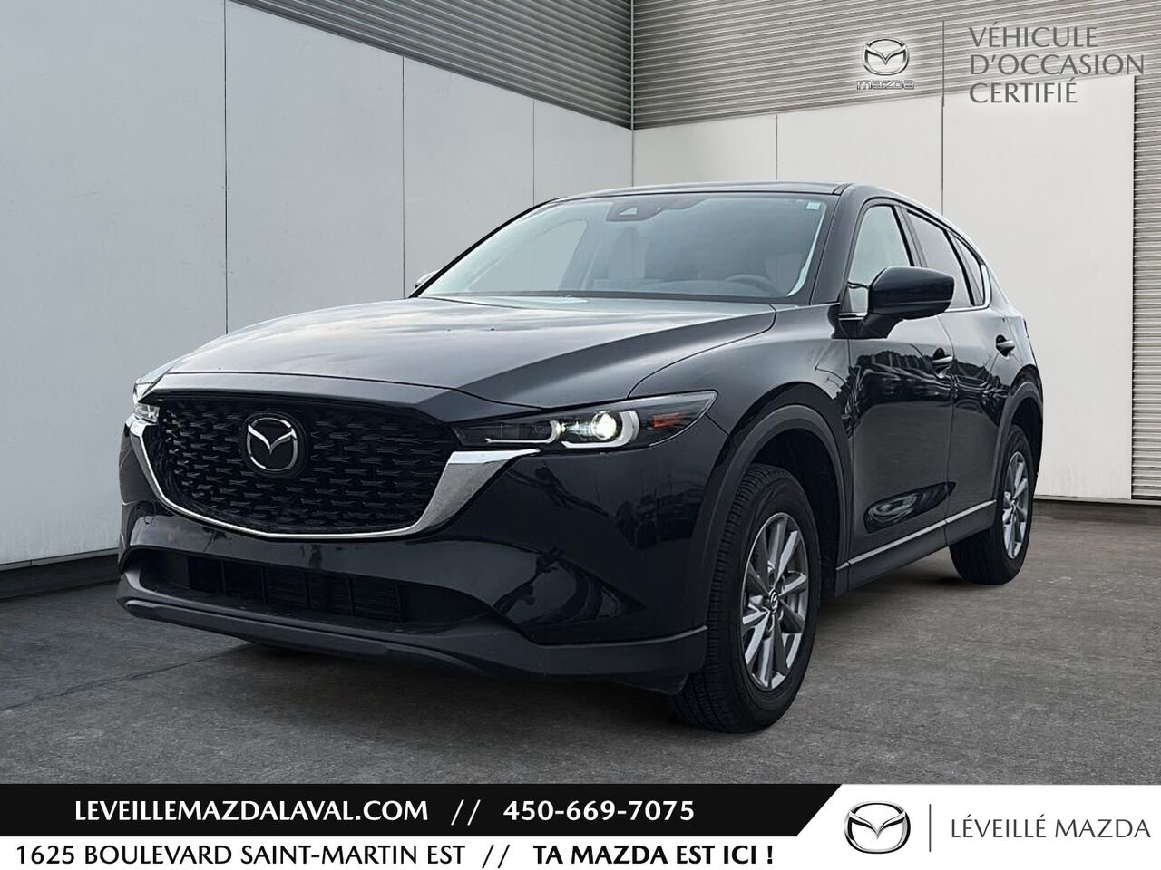 Mazda CX-5 GS TI sans désactivation de cylindres 2024 Noir Laval - photo #0
