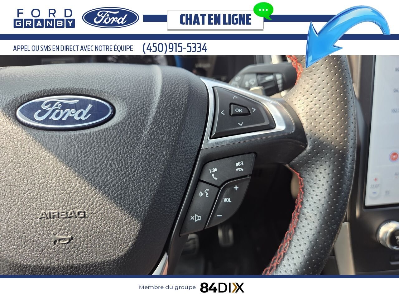2024 Ford Edge White Granby - photo #11